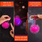 LED light-up soft spiky stress relief ball toy