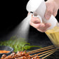 Fine mist nozzle of the glass oil dispenser for even coverage.