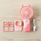 Lightweight mini fan with LED light for travel and indoor use