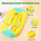 Wash pouch designed to protect shoes during machine wash cycles