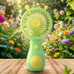 USB rechargeable mini fan showing portable personal cooler