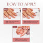 OG Beauty Metallic Rose Glitter Nail Paint showing glitter sparkle finish