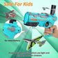 Complete aeroplane gun toy set with launcher and multiple foam gliders.