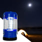 Angled view of the durable Vastate camping lantern with its sturdy base.