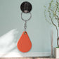 Zoomed view to show magnification clarity on folding magnifier keychain