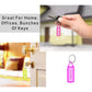 Quick organizer keychain tag with writable label and split ring