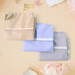 Detail view of breathable soft cotton men's handkerchief
