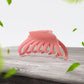 Trendy mixed design hair claw clip combo with pastel and neutral colors