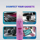 Application of PHOBIA Screen Cleaner Gel on a smartphone screen.