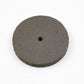 Detailed view of a single durable resin grinder cutting disc for metalwork.