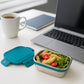 200ml container with spoon holding small snack inside stainless steel mini food container