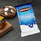 Unwrapped Chocotown orange chocolate compound.