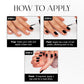Black Gel Nail Polish bottle with a brush, ready for application.