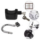 Waterproof Siren Alarm Lock in an outdoor setting, demonstrating its weather resistance.