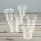 Set of 6 durable plastic glasses for daily water and juice use
