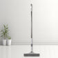 Close-up of the 2-in-1 window cleaning squeegee head with brush and rubber blade
