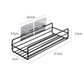 Installation steps for the drill-free metal kitchen rack.