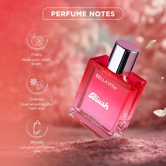 Women perfume showcasing floral fruity notes