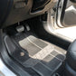 Interior vehicle carpet protector with heavy-duty rubber mats