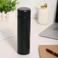 Smart temperature flask, front view, showing LED display.