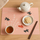Easy to clean decorative placemats for dining table protection
