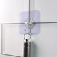 Comparison showing heavy duty adhesive wall hooks next to similar products