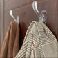 Plastic wall hook suitable for bathroom and kitchen use