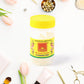 Pure Bhimseni Camphor flakes packed in a secure jar