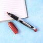 Multi-surface permanent marker pen in maroon color