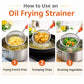 Fine mesh food strainer suitable for various kitchen tasks