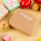 Mini purse style kids wallet with lightweight design and fun zipper charm
