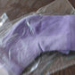 Packaging of the Velvet Wellness heel socks.
