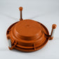 Versatile plastic stand holding a plant pot, enhancing kitchen decor.
