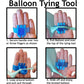 Essential balloon accessory, the tying tool, makes event preparations smoother and faster.