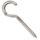Stainless steel eye hook bolt screw in 7-piece set for cable securing