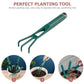 Heavy duty garden trowel in use, demonstrating its effectiveness as a planting tool.