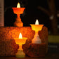 LED candle light pack with water sensor automatic illumination