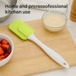 Compact 18 cm silicone spatula with BPA free material for healthy cooking