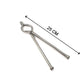 Detailed view of the 8mm thick Ganesh kitchen tongs, emphasizing durability and rust-free finish.