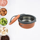 Beautiful food serving hot pot with floral design, suitable for any dining setting.
