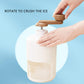 Manual fruit smoothie machine, a small and portable ice shaver for delicious drinks.