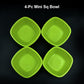 An unbreakable plastic bowl, demonstrating its robust and practical design.