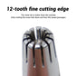 Travel-friendly manual nose hair trimmer in hand