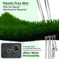 A detailed shot of the robust backing of the 58x38cm Artificial Grass Mat.