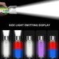 Side view of the mini USB rechargeable flashlight.