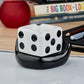 Vibrant ceramic ashtray in retro style, ideal smoking accessory