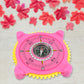 Portable navigation compass with clock for hiking and camping needs