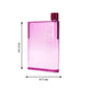 Two A5 Notebook Water Bottles in different colors, showcasing available options.