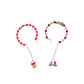 Traditional charm detail on a multicolor beaded bracelet for gifting