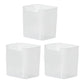 The 3 Pcs Clear Plastic Drawer Organizer set displayed empty.
